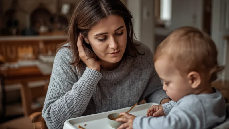 Using Gentle Responses When My Baby Refuses Food